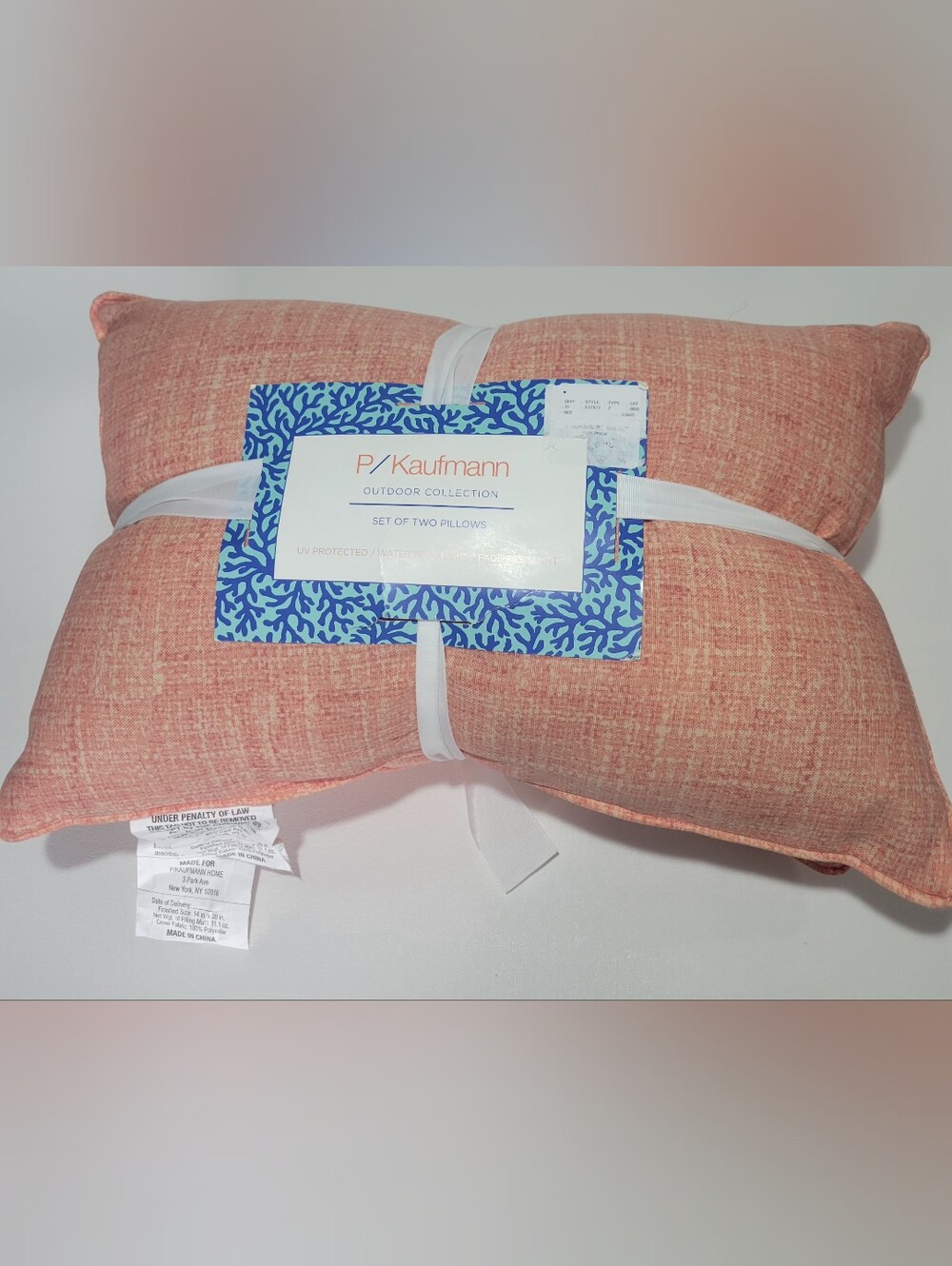 2 P Kaufmann Outdoor Pillows